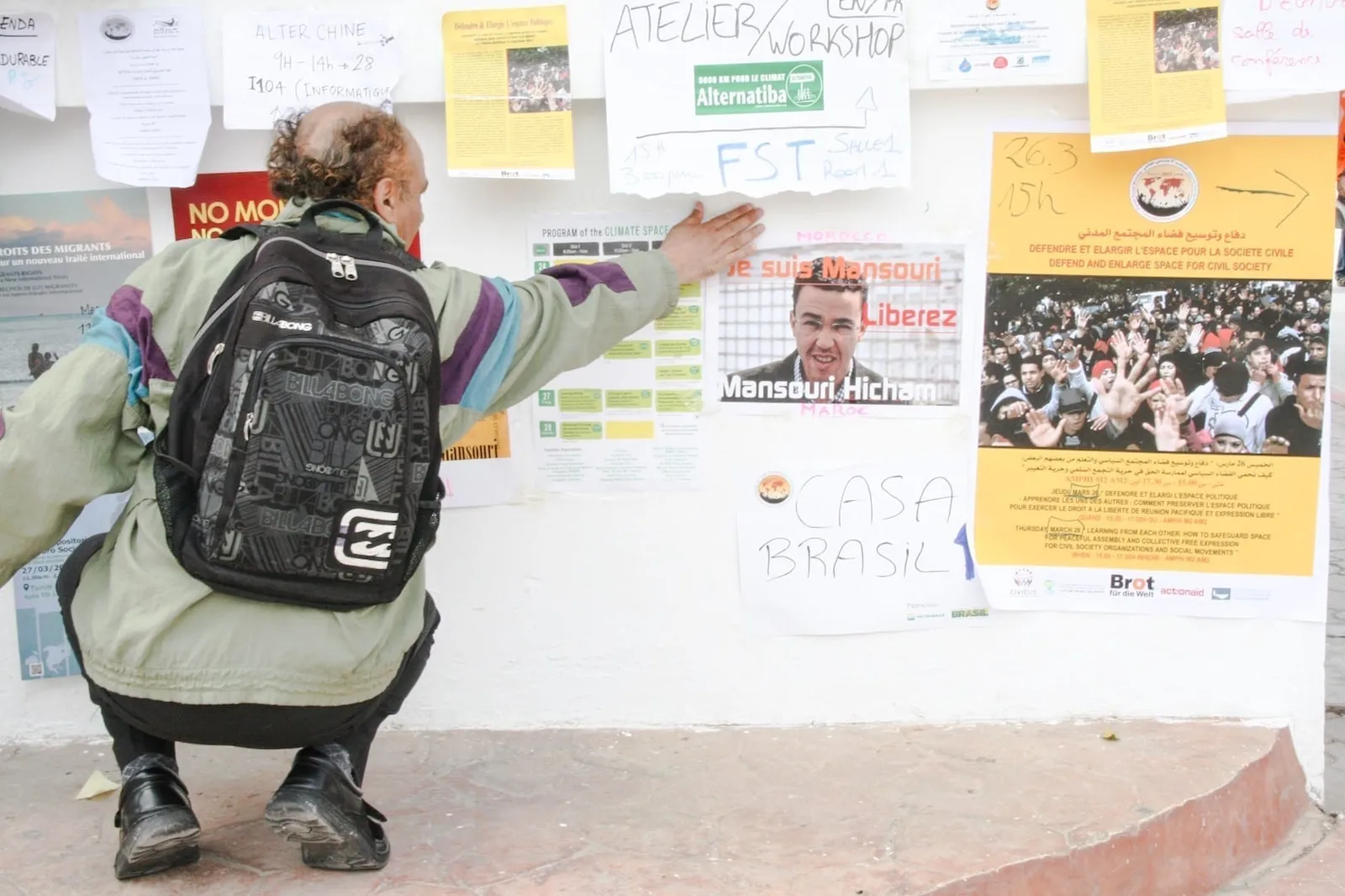 World Social Forum 2015 taking place in Tunis, Tunisia. Photo credit: Hoda Baraka 