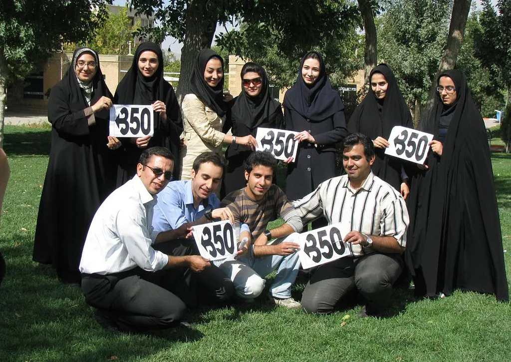 350.org supporters in Iran