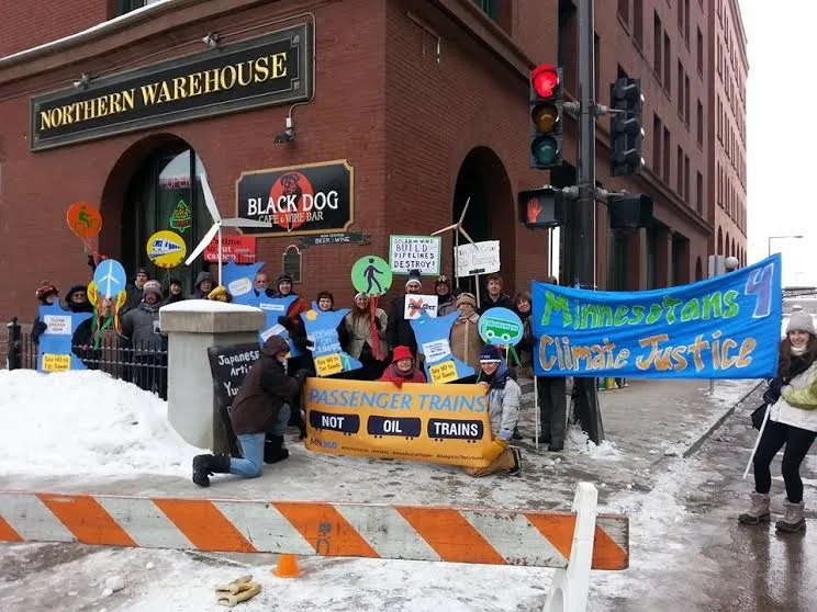 MN obama oil train protest