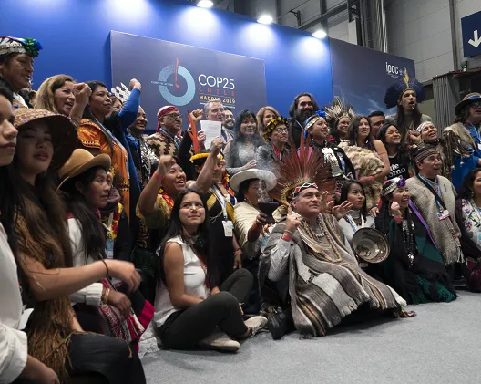 Entrega da Carta Climática Indígena na COP 25 - 10/12/2019