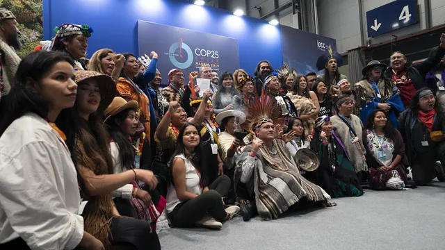 Entrega da Carta Climática Indígena na COP 25 - 10/12/2019