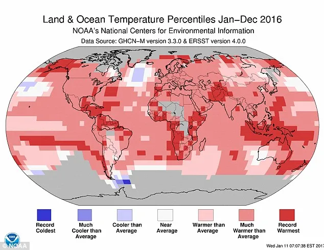 NOAA 2016 Map