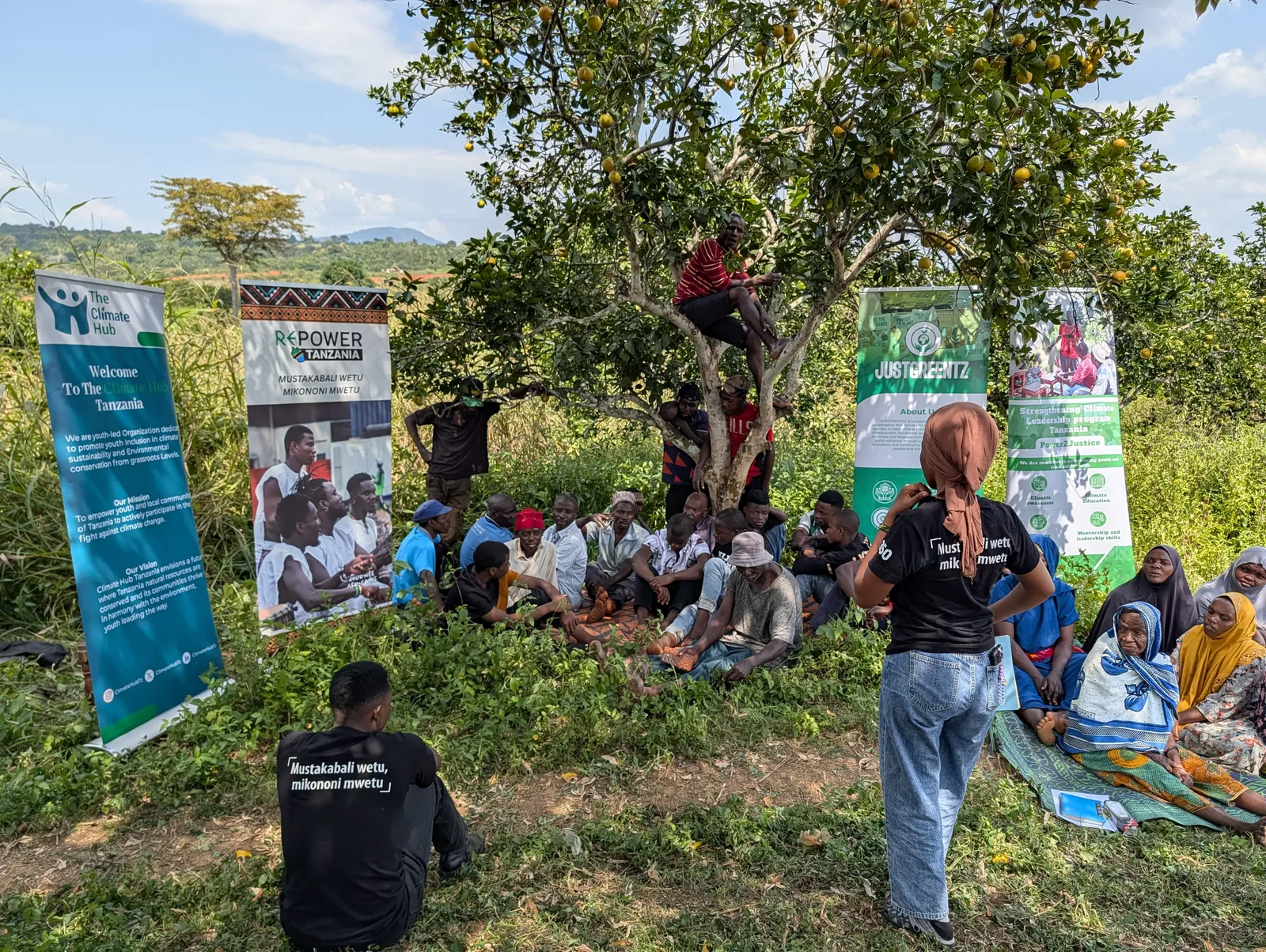 Community dialogue for the REPower anniversary event, photo credit: Ziadah Kassimu