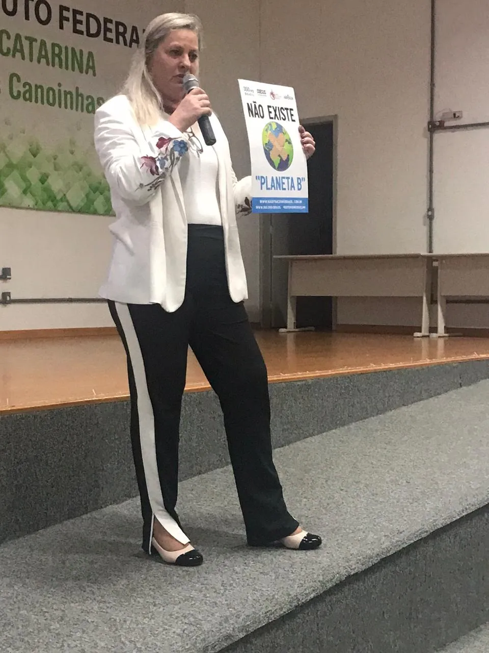 Palestra Suelita Rocker - Não Fracking Brasil - Santa Catarina - 22/10/19
