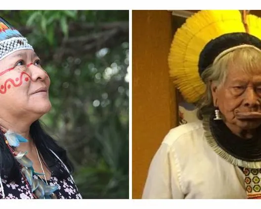 Joênia Wapichana e Raoni Metuktire defendem direitos indígenas no exterior