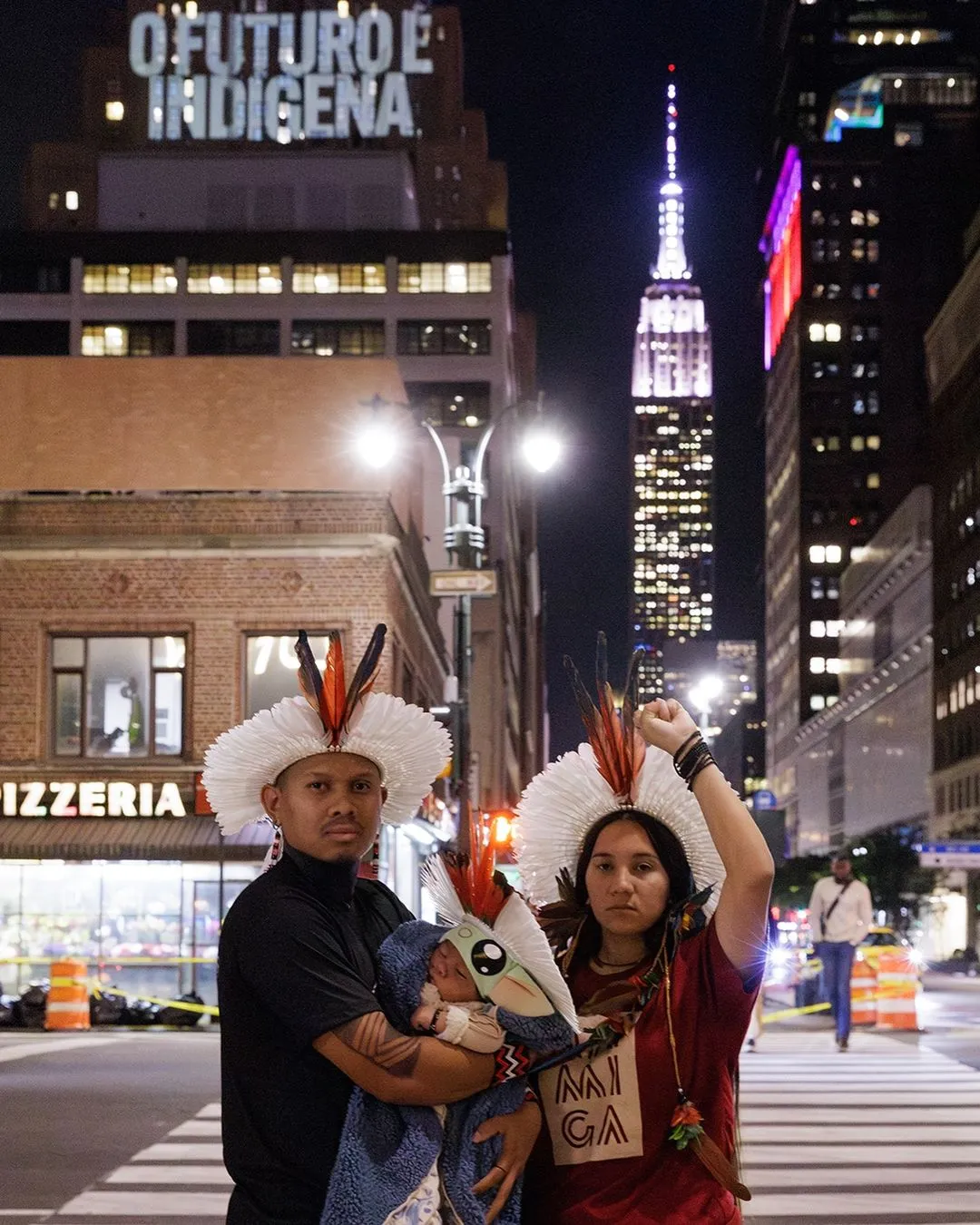 casal índigena em ny