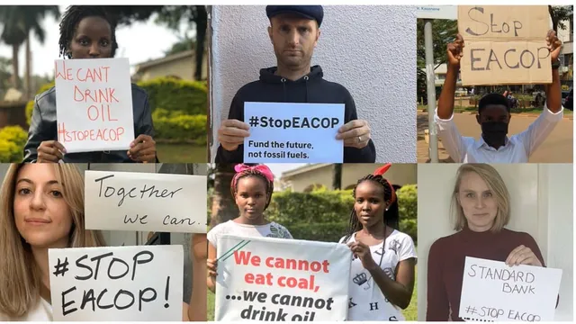 Selfie wall Stop EACOP