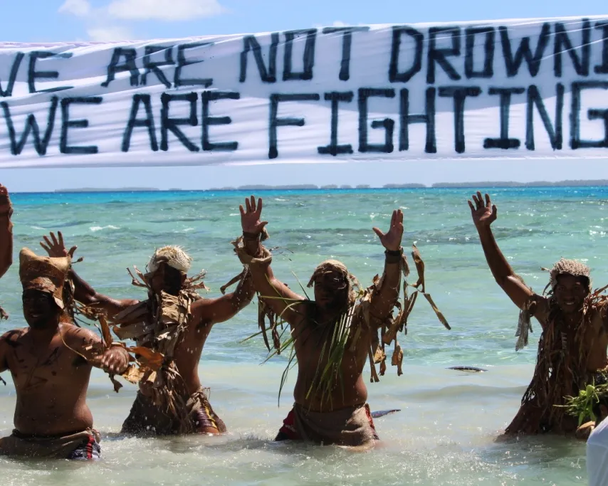 We are not drowning. We are fighting