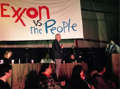 Mock trial in Paris trying Exxon for crimes against humanity