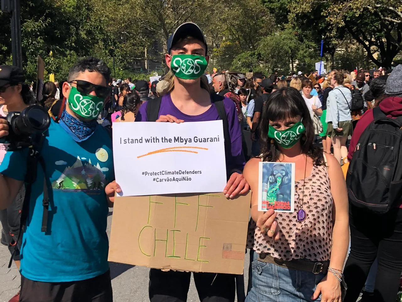 solidariedade ao povo Mbya Guarani