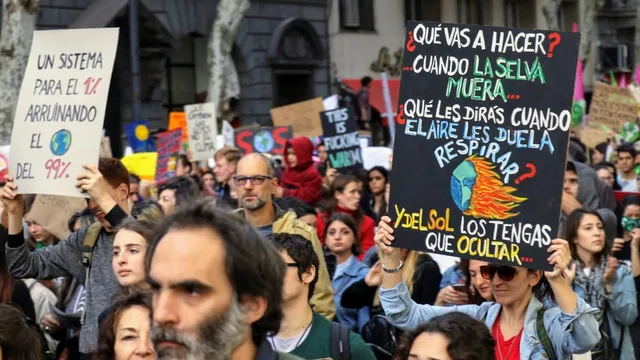 Protest march in Argentina