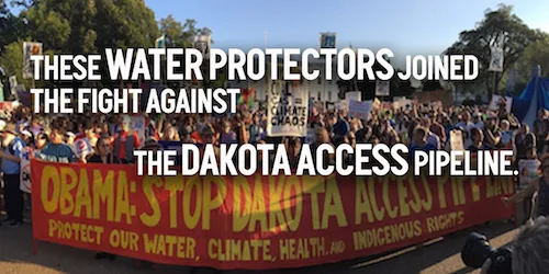 These water protectors joined the fight against the Dakota Access Pipeline.