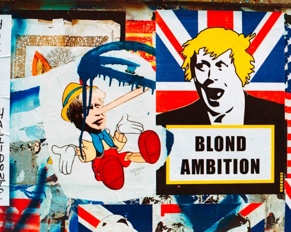 posters protesting boris johnson