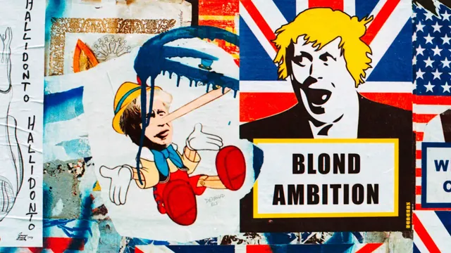 posters protesting boris johnson
