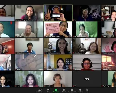 Closing zoom conference with ASL participants