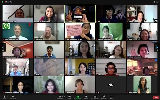 Closing zoom conference with ASL participants