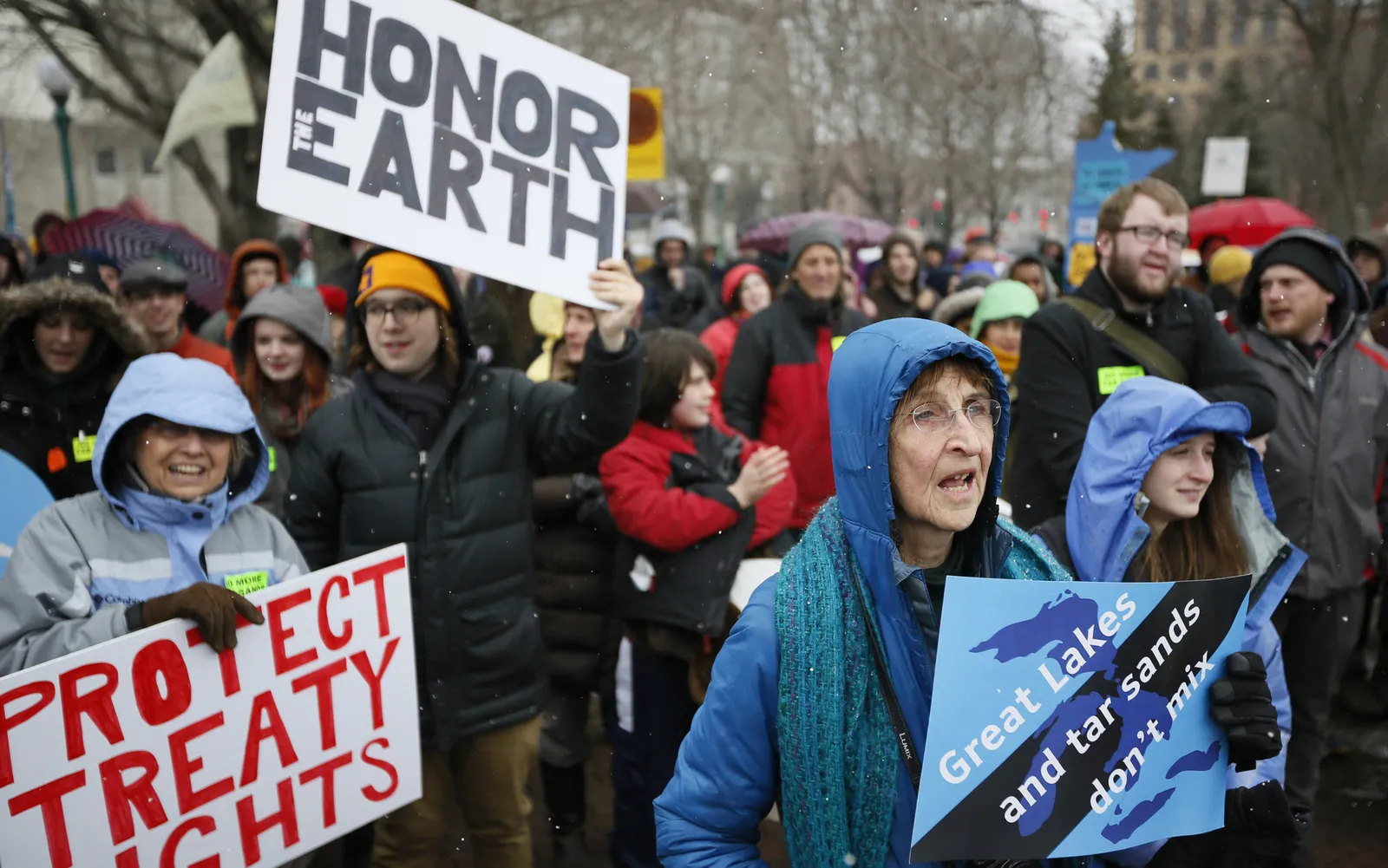 clipper pipeline protest st paul