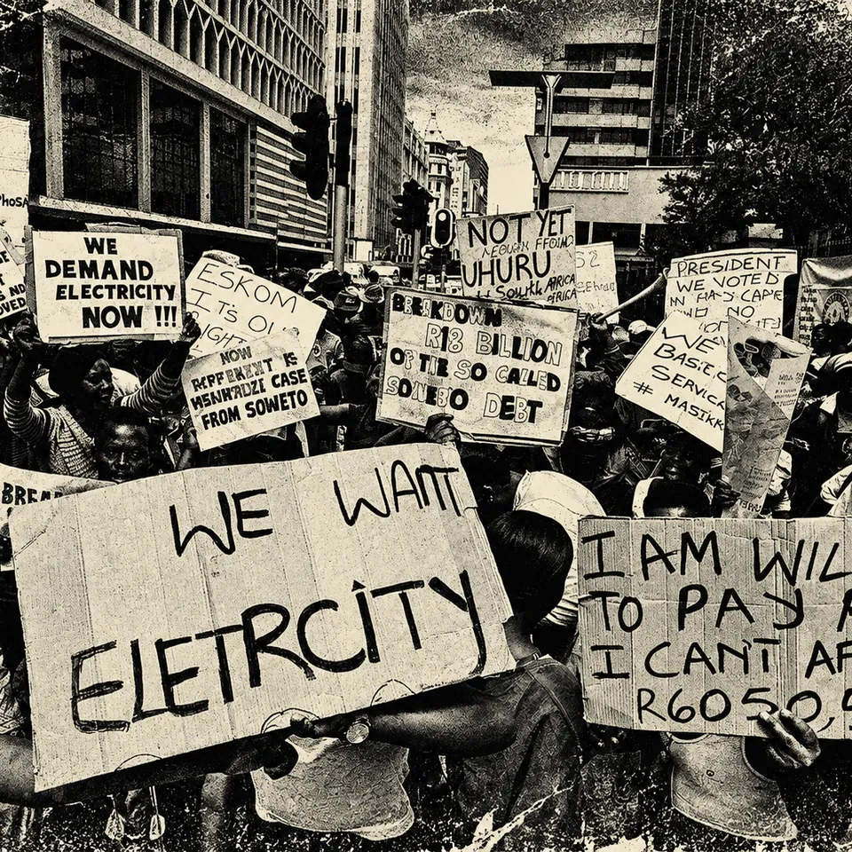 March for electricity SA