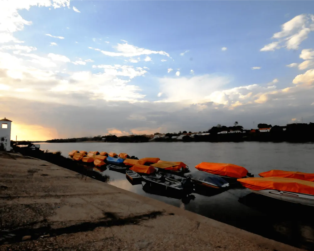 Rio Parnaíba em Floriano, Piauí
