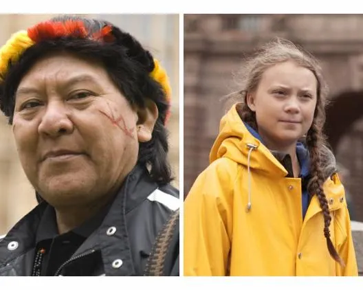 Davi Kopenawa e Greta Thunberg recebem prêmio nobel alternativo