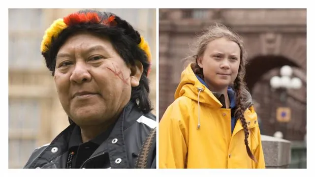 Davi Kopenawa e Greta Thunberg recebem prêmio nobel alternativo