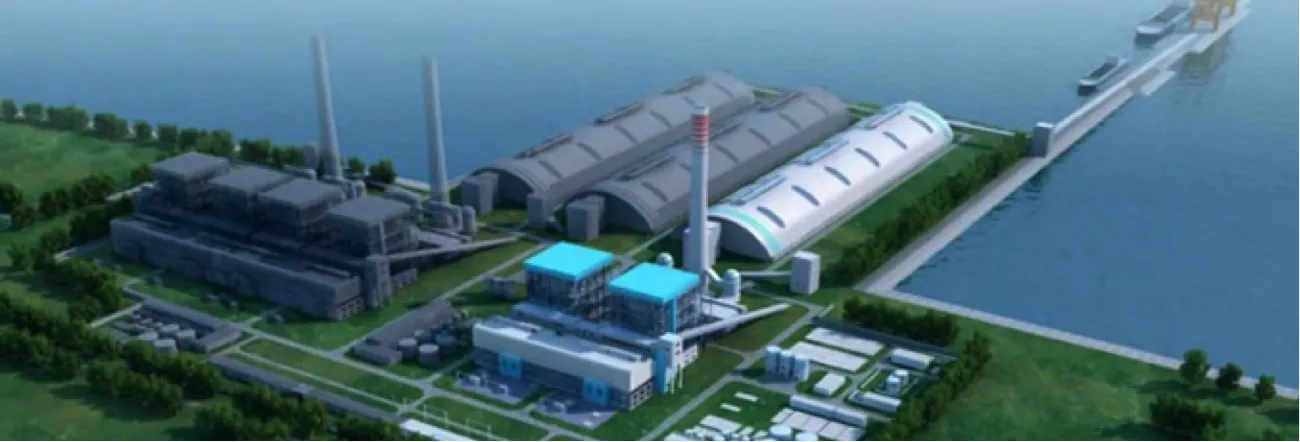 Centrale thermique à charbon supercritique d'une puissance de 2x350 MW – Image ABV
