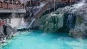 Gunma spring in Japan, water for luck and love
