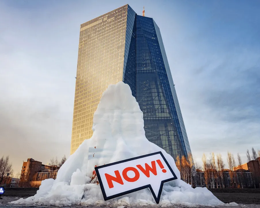 ECB - act on climate NOW