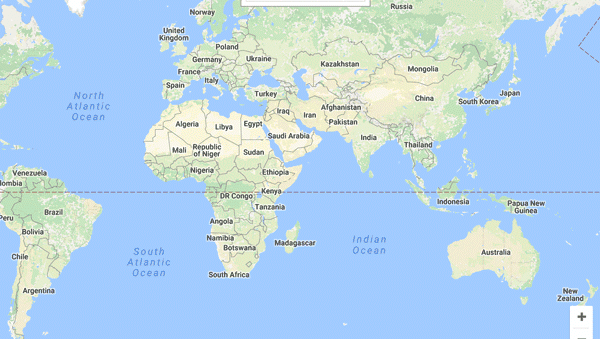 mapa GDM
