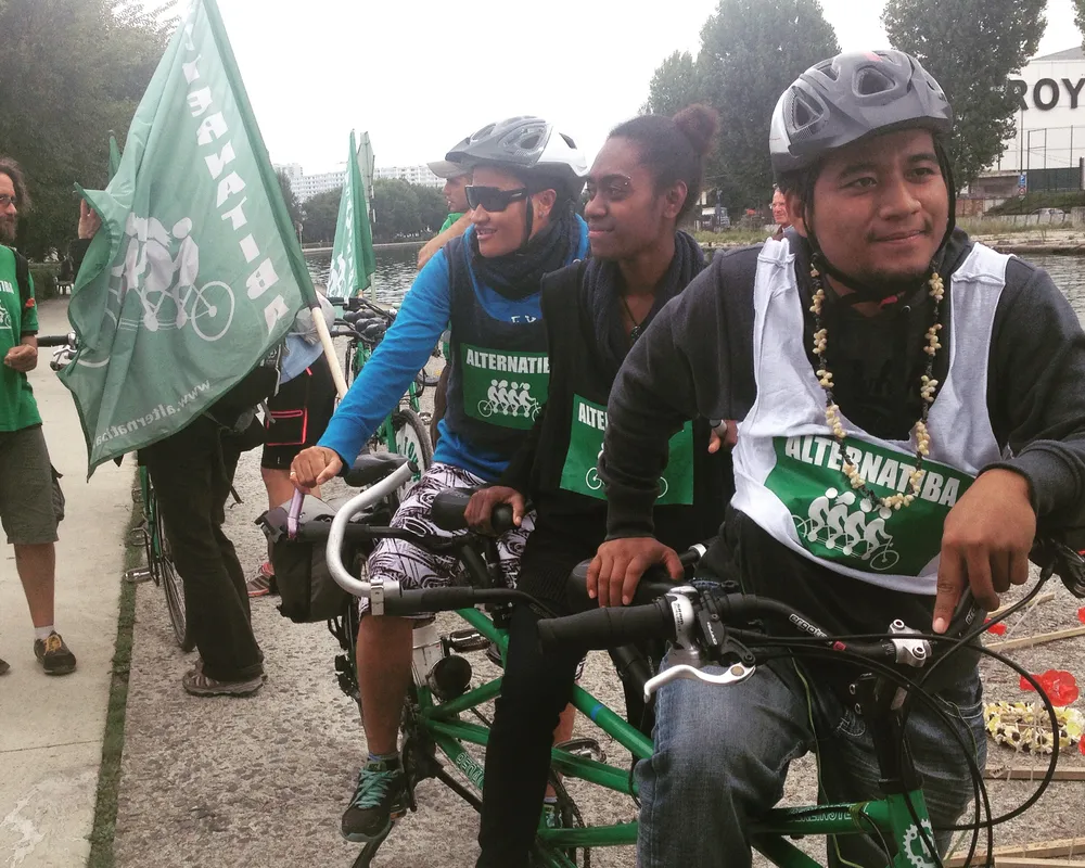 Pacific Climate Warriors were part of the Alternatiba