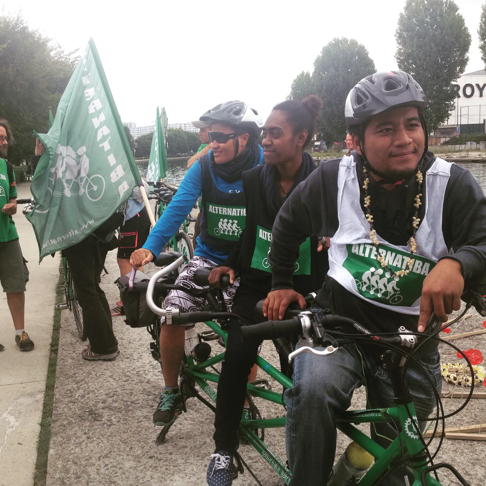 Pacific Climate Warriors were part of the Alternatiba
