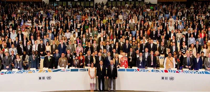 Official photo from UN-Habitat III.