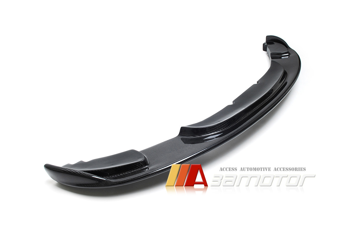 Pair Front Corner Splitters Lip For BMW Pre-LCI E92 E93 M-Sport 2006-09 Black