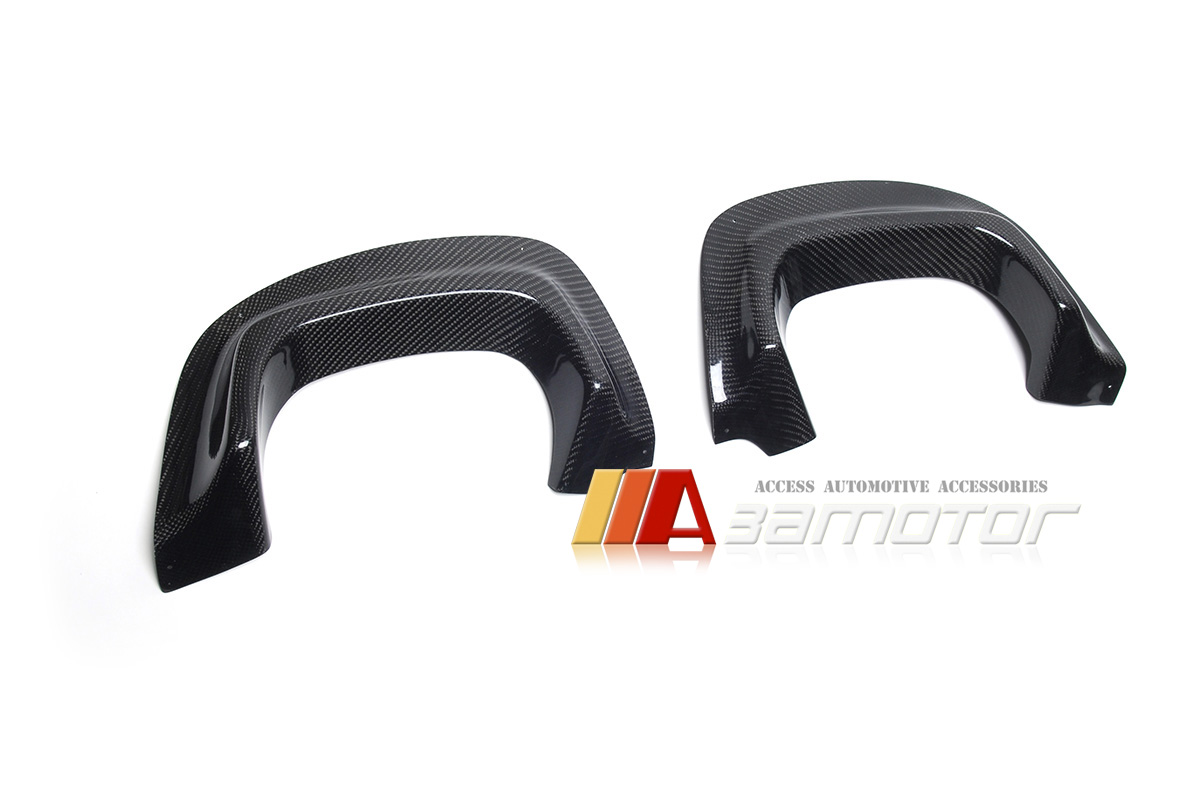 Carbon Fiber Rear Bumper Exhaust Heat Shields fits Subaru Impreza VAB