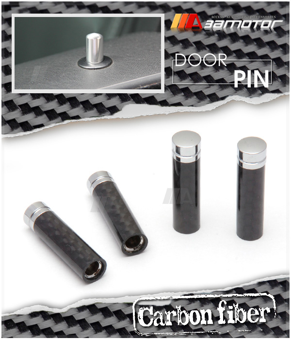 Carbon Fiber Door Lock Pin Pins fit for Mercedes W203 W210 W211 W220 C
