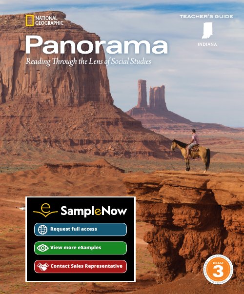 Panorama Social Studies Grade 3 Indiana