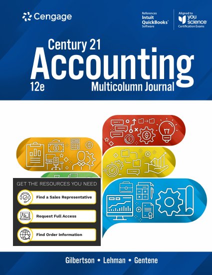 Century 21 Accounting Multicolumn Journal
