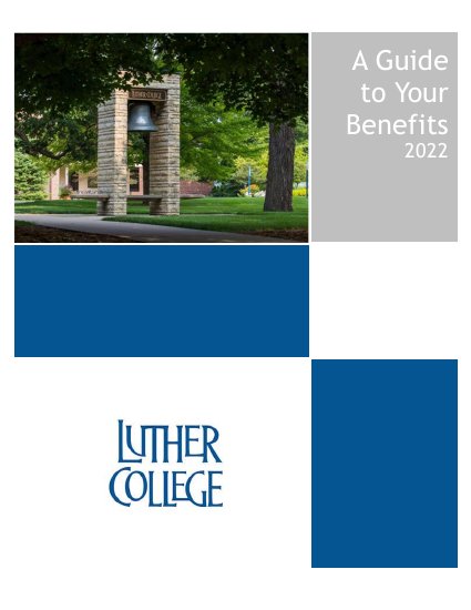 Luther College Benefit Guide - 2022