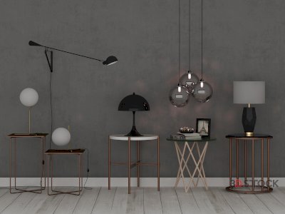 Decoratif Coffe Table & Floor Lighting