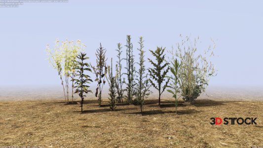 Small plants lowpoly pack 