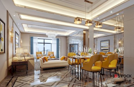 luxury interior model vray lights and texture 