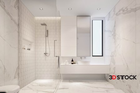 bathroom interior design for 3dmax file 3d model vray scene
