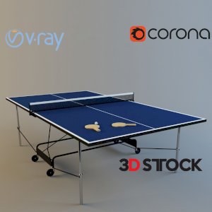 Ping pong 3d model 
