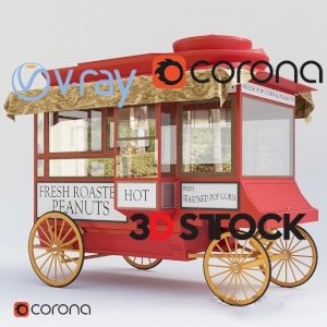 classic popcorn car for playgorund