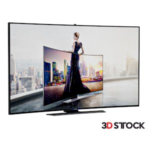 3D model of samsung 4K Ultra HD TV