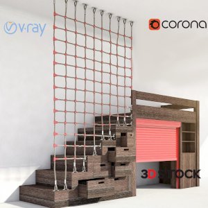 Furniture childroom 3d max model corona vray fbx d5 twinmotion model