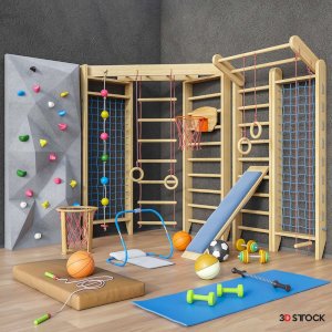 child sports furniture child 3dmax texture