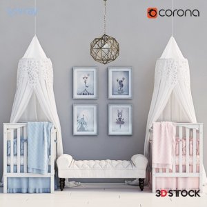 Classic 3dmax Childrens Accessories beds picture