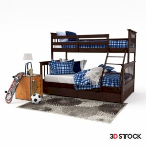 Childrens Furniture Beds 3dmax fbx Corona Vray with texture 