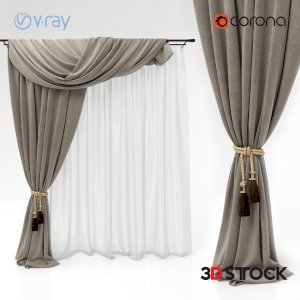 Classica dark gray curtain